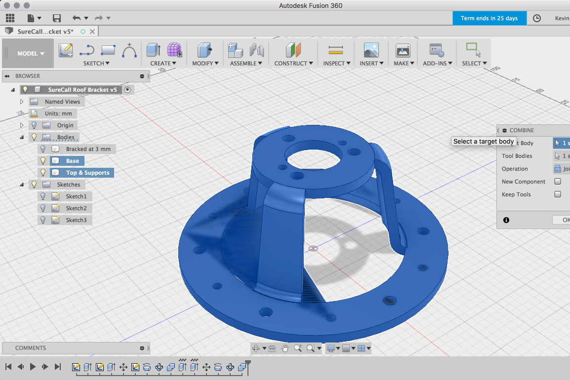 Как во fusion 360 тело перенести в другой проект