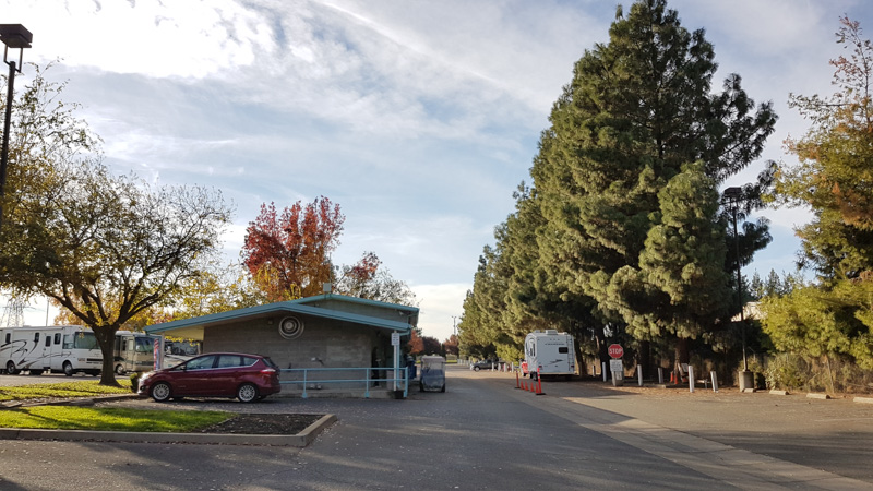 Check in stop at Cal Expo RV Park