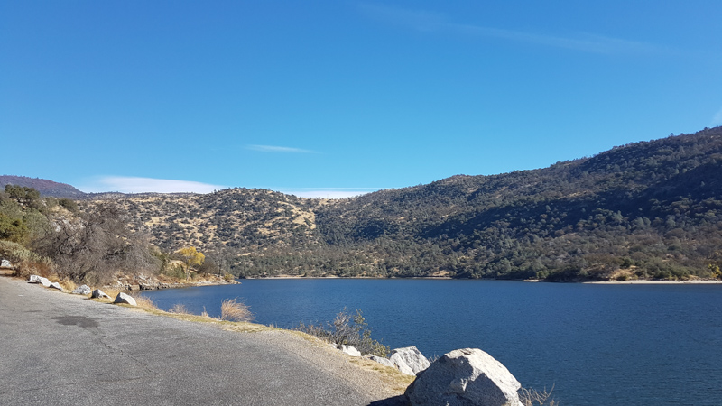 A view of Redinger Lake