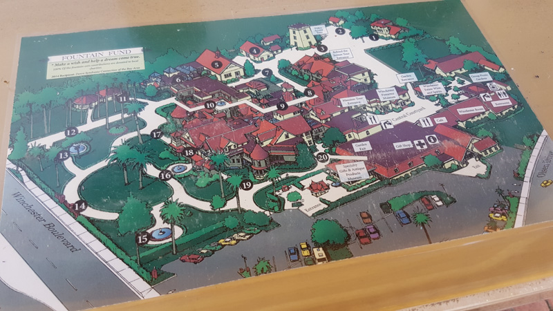 winchester mystery house map