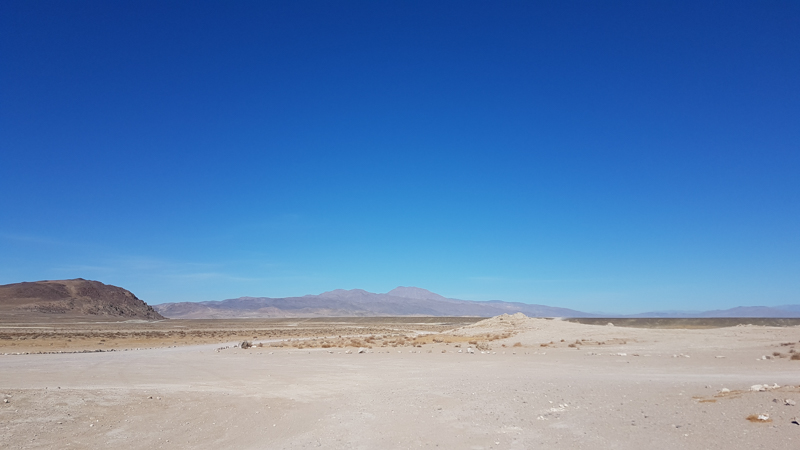 From the Trona Pinnacles