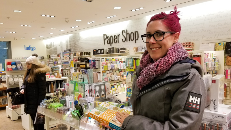 Leanne in Toronto signing books