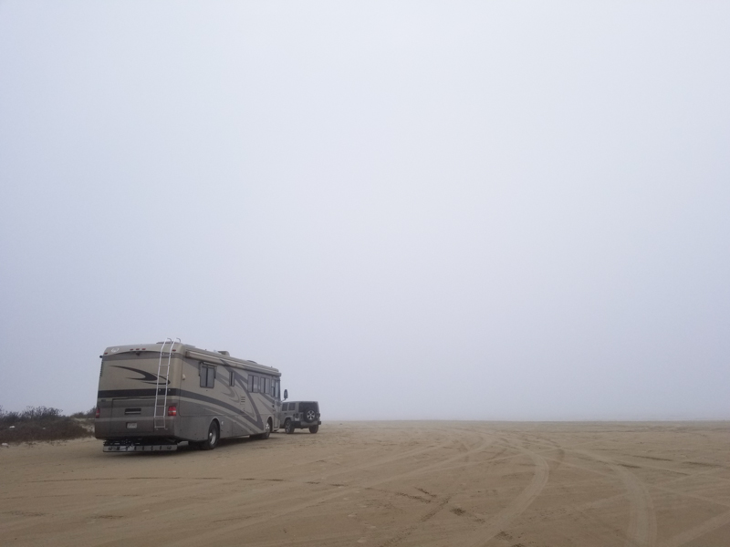 Bolivar Flats Free Beach near Galveston, Texas