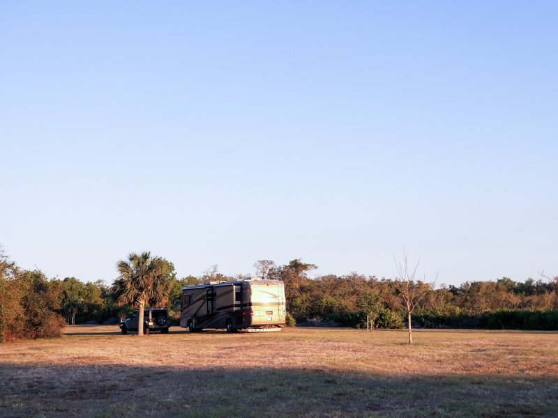 Free Camping at Hickory Hammock Campground, Lorida FL