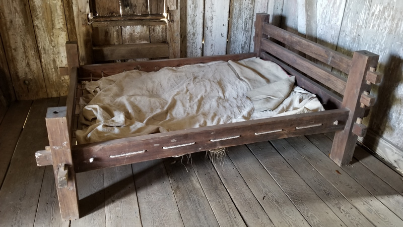 Bed at the Whitney Plantation