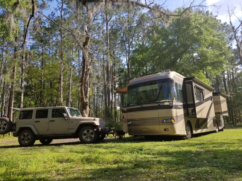 Free Camping in Lake City Florida at Cobb Hunt Camp