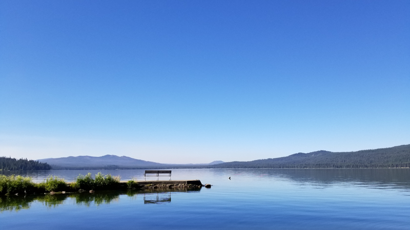 Diamond Lake in Oregon