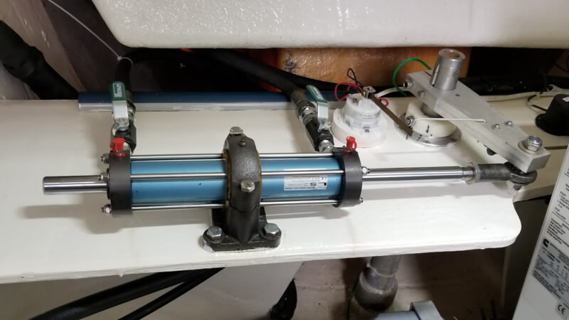 Newly rebuild hydraulic steering cylinders