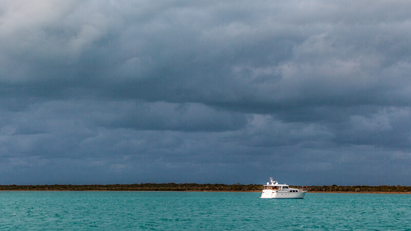 Great Sale Cay - Our first anchorage neighbour