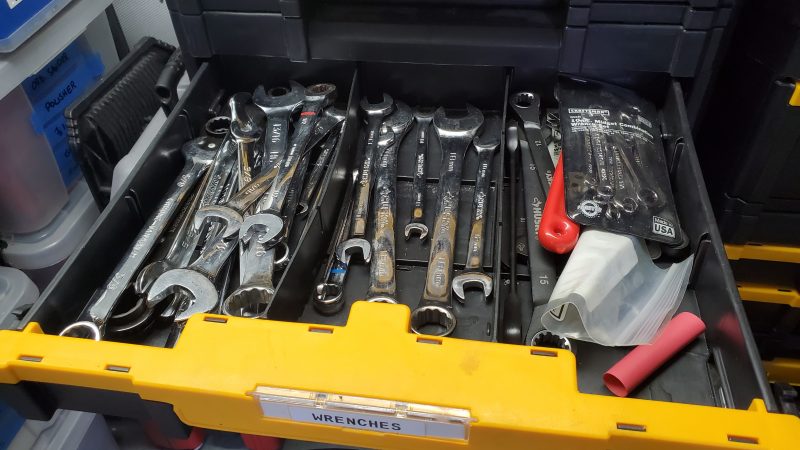 wrenches and tools